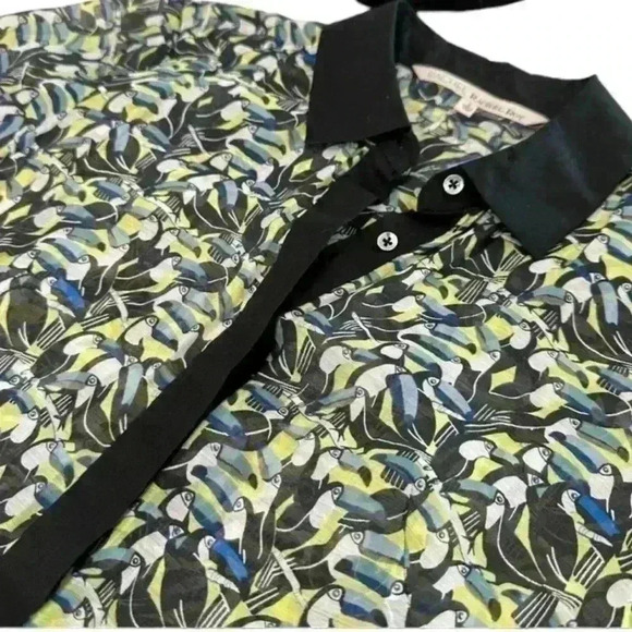 Rachel Roy Womens Tuscan Skort Romper Jumpsuit Multicolored Toucan Size 2 - Picture 9 of 9